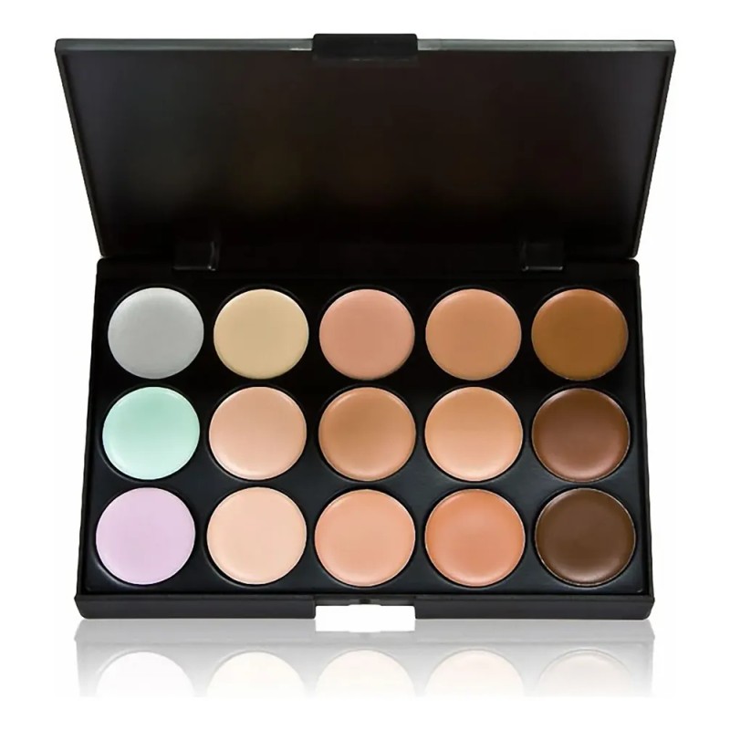 Kit De Maquillaje De Sombras De Ojos Con Paleta Correctora