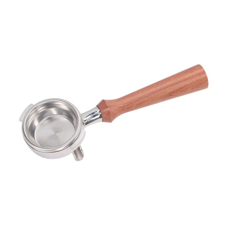 58mm Double Spouts Portafilter for Nuova Coffee Machines Stainless Steel