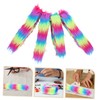BESPORTBLE 4pcs Durable Rainbow Fabric for Crafting Soft Washable Material