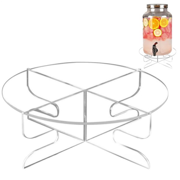 Drink Dispenser Base,Acrylic Beverage Dispenser Stand - Organizer Display for