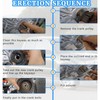 Crankshaft Saver Repair Kit Removable Engine Crank Extension Crankshaft Saver