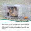 Qualirey Trap Divider Stainless Steel Small Animal Trap Fork Divider