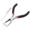 YapitHome 117mm Flat Nose Pliers for Jewellery, Crafts, Hobbies, Beads,