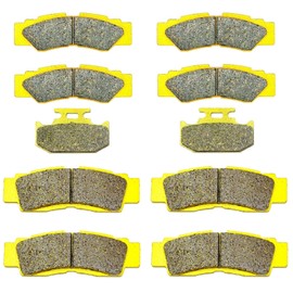 Master Chen Front Rear Brake Pads for Yamaha YXZ1000R YXZ 1000R SE SS 2016 2017 2018 2019 2020 2021 2022 2023 2024 FA676 FA677 FA497 Parking Brakes MC0011