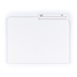 Smead Reversible File Folder, 1/2-Cut Printed Tab, Letter Size, Ivory, 100 per Box (10348)