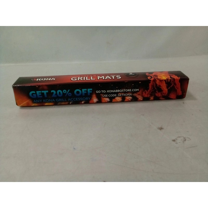 Kona Extra Tough Best BBQ Grill Mats, 2 Pack 16"