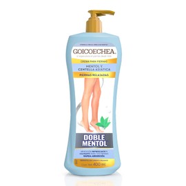 GOICOCHEA - Crema para piernas con doble mentol. Sensación refrescante y calmante de rápida absorción. Botella con 400ml