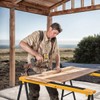 Casart 2PCS Sawhorse Pair, Portable Saw Horses with Folding Legs