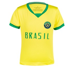 Cnins Brazil Soccer Gear 4T | Breathable Kids Uniform | Training Clothes for Football Enthusiasts (BZNE-CN,4T)