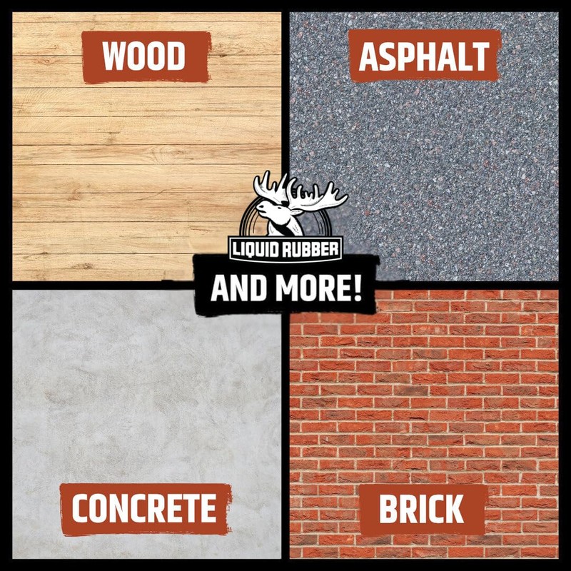 Liquid Rubber Caulk - Hybrid Silicone Adhesive and Protective Sealant,