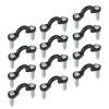 Booms Fishing MA1 Kayak Pad Eye Tri-Grip Rivet Kit Black