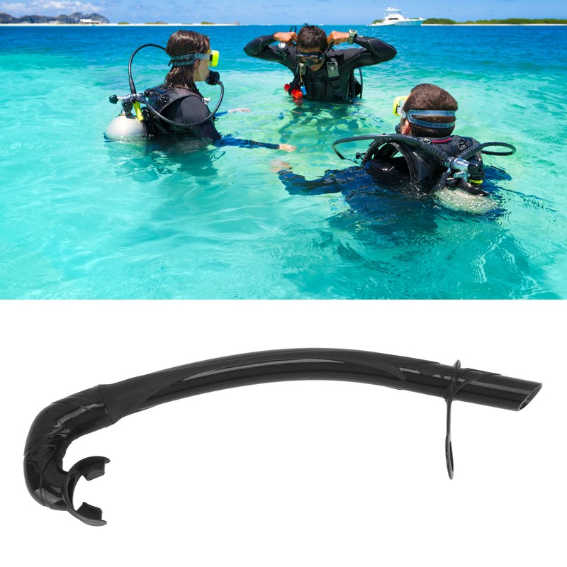 Diving Snorkel Foldable Odorless Silicone L Shape 38cm Soft Freediving