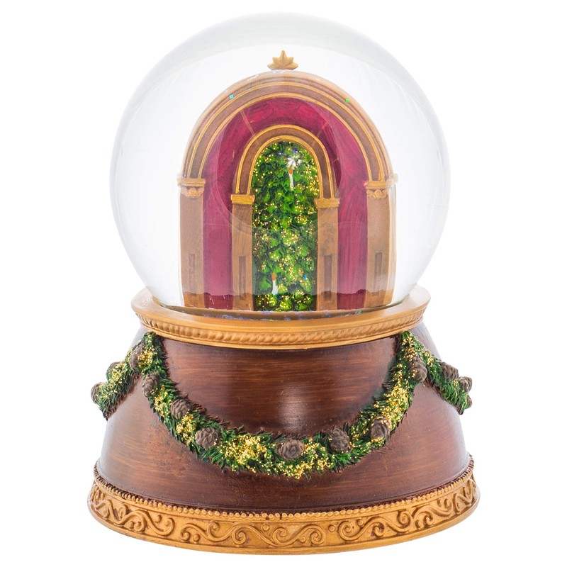 Nutcracker Glitterdome 6 x 4.5 Resin 100MM Snow Globe Plays