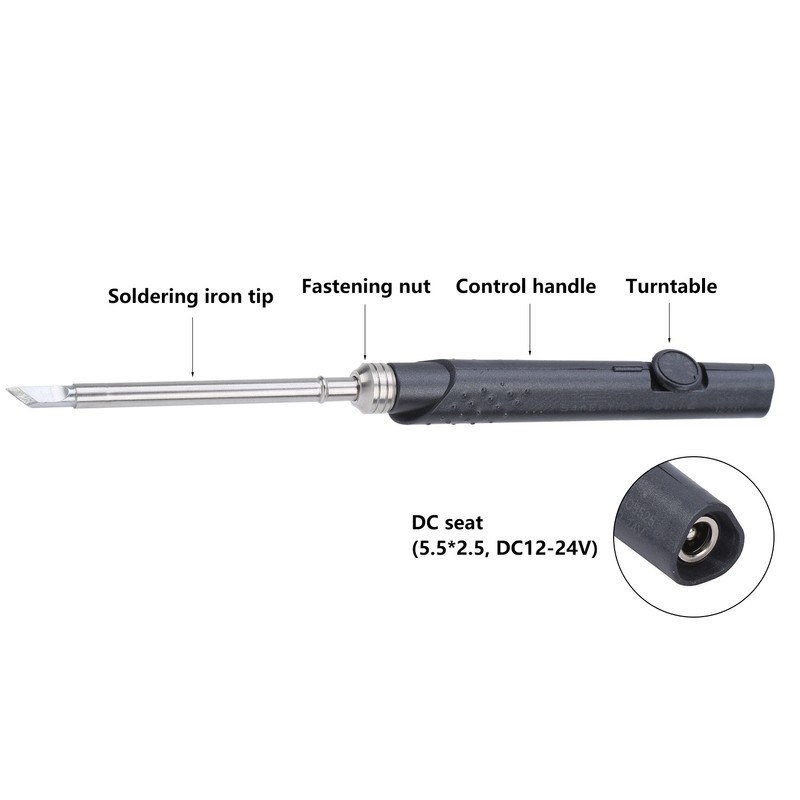SH72 65W 12‑24V Electric Soldering Iron Adjustable Temperature Welding Tools