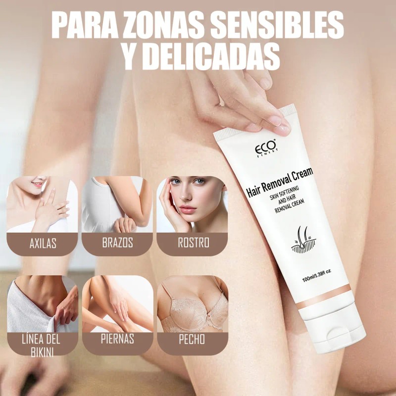 Crema Depilatoria Íntima Hombres Mujeres Piel Normal