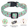 Jelwuion Cotton Dog Collar,Adjustable Cute Puppy Collar with Moon Patterned