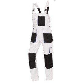 WORK IDEA Herren-Arbeitslatzhose mit Oxford-Knietaschen; strapazierfähige Leinwand