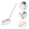 BIUDECO 1pc Stainless Steel Filter Spoon Oil Strainer for Kitchen