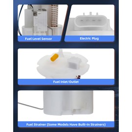 ECCPP Electric Fuel Pump Module Assembly w/Sending Unit Replacement for Infiniti G35(Coupe 2 Door Only) M35 M45 350Z 2003 2004 2005 2006 2007 2008 2009 V6 V8 3.5L 4.5L E8534M