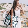 Becokan Beach Bags for Women, Large Beach Tote Bag with