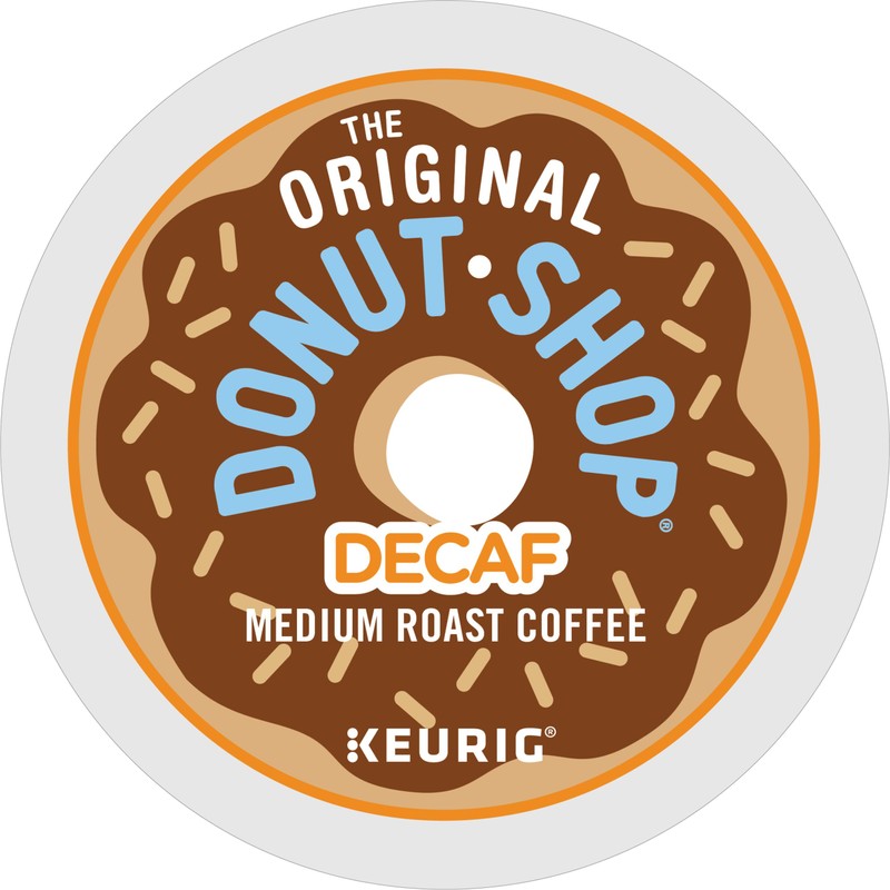 The Original Donut Shop Decaf Keurig Single-Serve K-Cup Pods, Medium