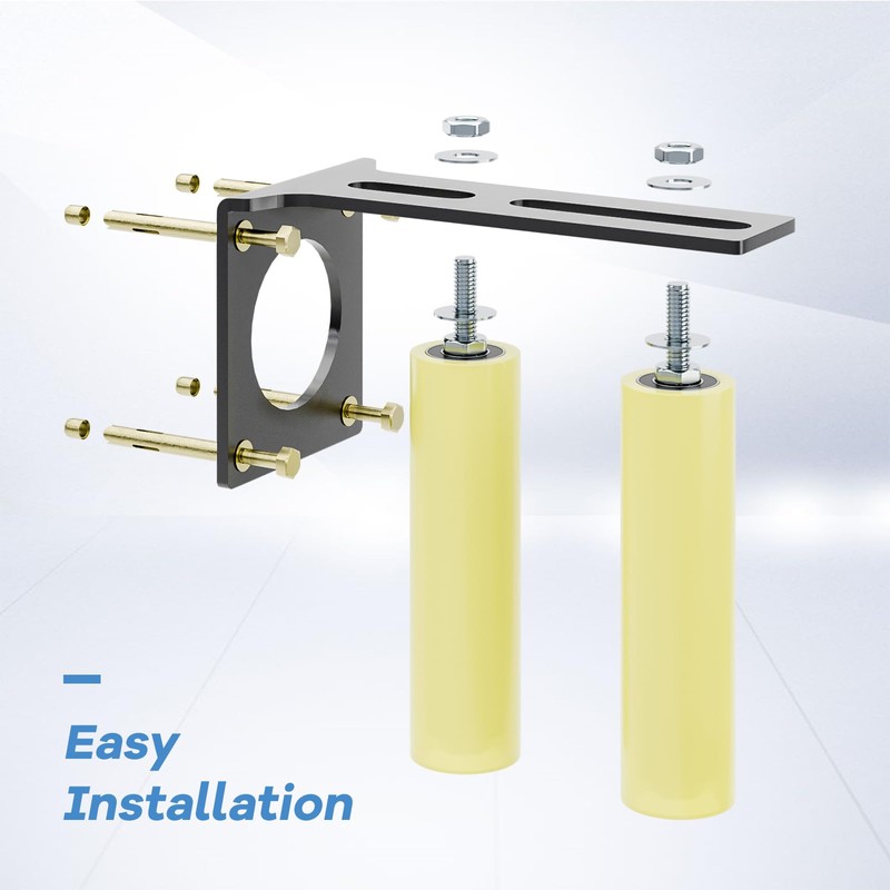 TOIMIOTOIM Heavy Duty Slide Gate Guide Roller 6" Sliding Gate