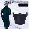 EMTPJAL Winter Half Face Mask, Windproof Thermal Ski Mask with