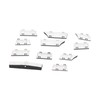 11pcs A/C Heater Button Cap Covers 61319313922 Replacement for 5