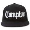 AF Snaps Compton City Snapback Hat Cap - Black