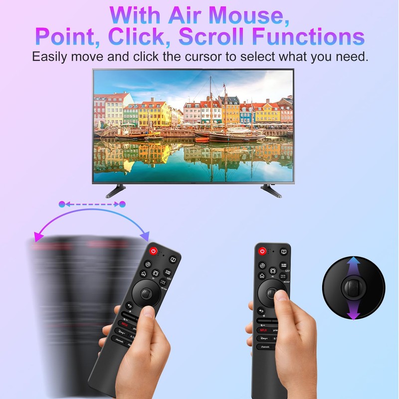 Alkia MR25GA Remote Compatible with LG Magic Remote Control with