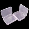 Goodma 8 Pieces Rectangular Plastic Boxes Empty Storage Organizer Containers