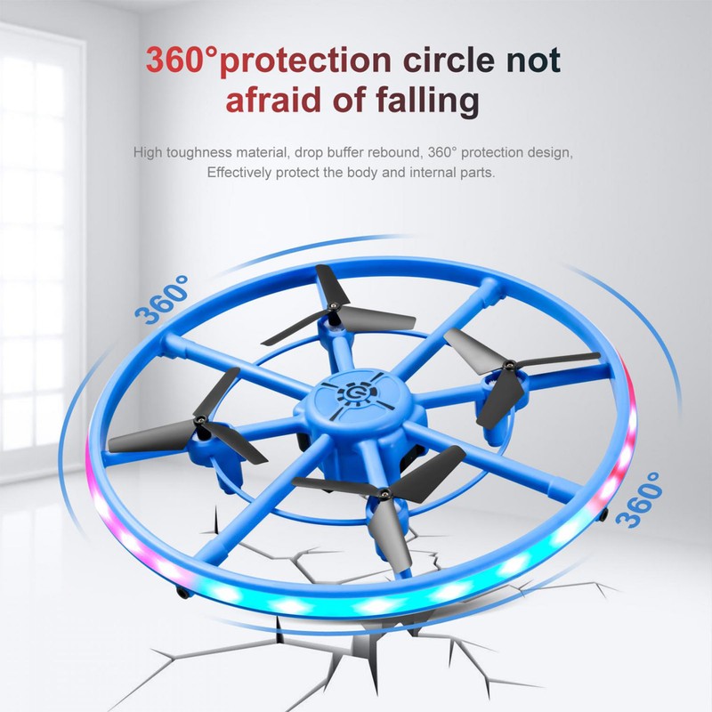 Flying Toys Drone with LED Light Remote Control Hand Drone