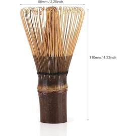 Yamamoto Takuzaiya (Chasen), Black Bamboo Kazuho Tea Utensils, Made in Japan