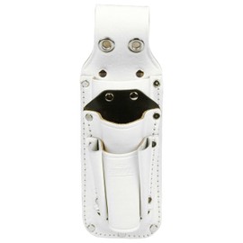 SK11 Hard White Leather Leather Tool Case 5 Hinges SHWL-4 White