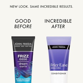 John Frieda Frizz Ease Dream Curls Conditioner, Hydrates and Defines Curly, Wavy Hair, Helps Control Frizz, SLS/SLES Sulfate Free, Enhances Natural Curls, 8.45 Fluid Ounces