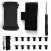 Wallet Elastic Band Replacement, Minimalist Wallet Repair Kit Including Screws
