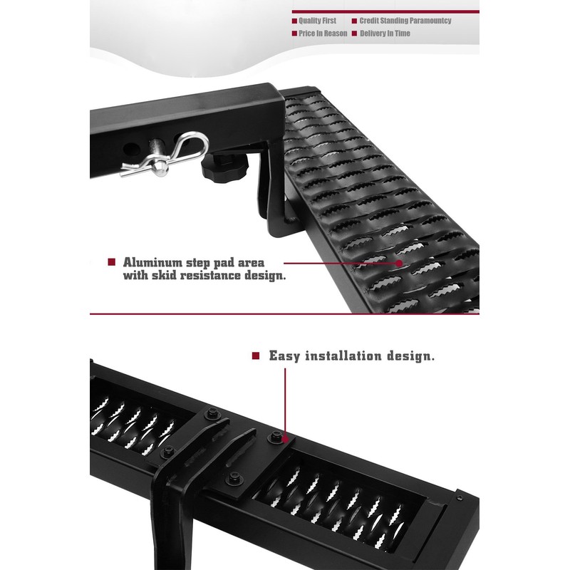 TAC Aluminum Hitch Step Universal Fit 2" Rear Hitch Receivers