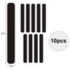 WOLMIK 10pcs Black Reflective Stickers, 8 x 1 cm Reflective