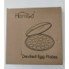 Hansgo Round Deviled Egg Platter and Carrier With Lid -