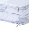 Francfranc Franc Pop Stitch Quilt Compression Organizer Medium Light Blue