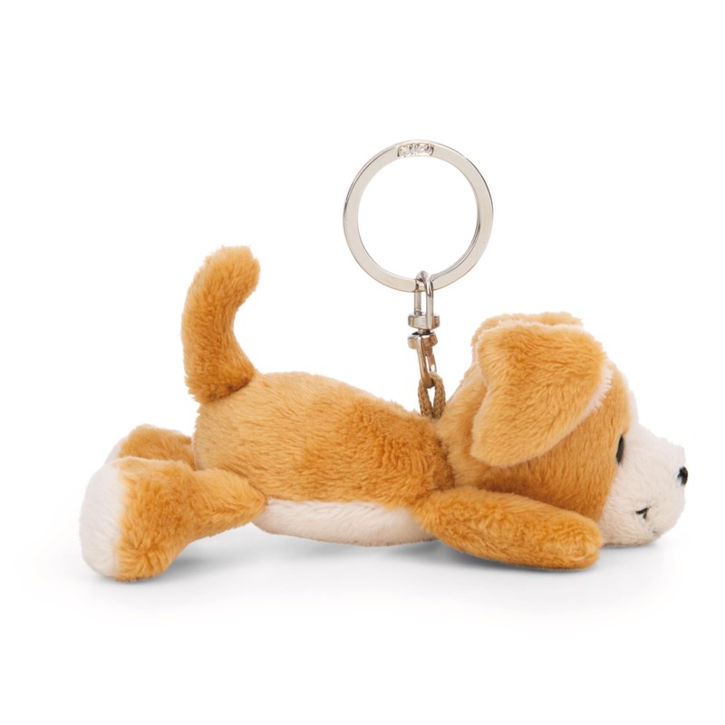 NICI Key Ring Dog 10 cm – Brown – Loyal