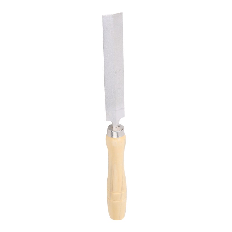 Diamond Rhombic File Wooden Handle Metal Glass Grinding Woodworking Garden
