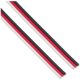 Kyowa Harmonet Thin Diameter 3 Core Parallel Line KFC 0.1SQ X 3C 10m White/Red/Black