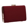 SwankySwans Women's Surrey Clutch Bag, Burgundy