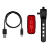 OSRAM LEDsBIKE COMPACT REAR, luce freno intelligente, ricaricabile, due modalità