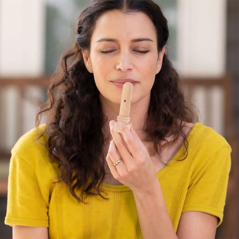 LALAFINA Essential Oil Stick Nasal for Congestion Aromatherapy Nose Sucker