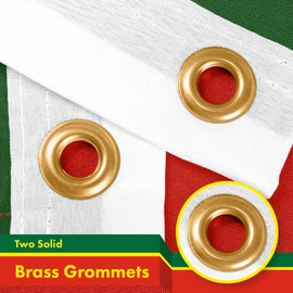 G128 Portugal Portuguese Flag | 3x5 Ft | LiteWeave Pro Series Printed 150D Polyester | Country Flag, Indoor/Outdoor, Vibrant Colors, Brass Grommets, Thicker and More Durable Than 100D 75D Polyester