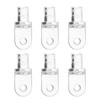 Uxcell 6Pcs Hardware Tilt Wand Tip Repair - Transparent Vertical