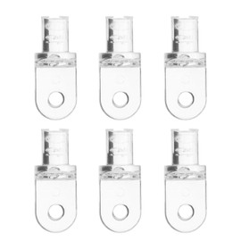 Uxcell 6Pcs Hardware Tilt Wand Tip Repair - Transparent Vertical Blind Replacement Parts for Broken Horizontal Blind Accessories