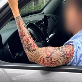 가짜문신 할로윈의상 일회용타투 꽃타투스티커 타투스티커 운학도 문신용 Fake Tattoo Halloween Costume Disposable Tattoo Flower Tattoo Sticker Tattoo Sticker Unhakhdo Tattoo用